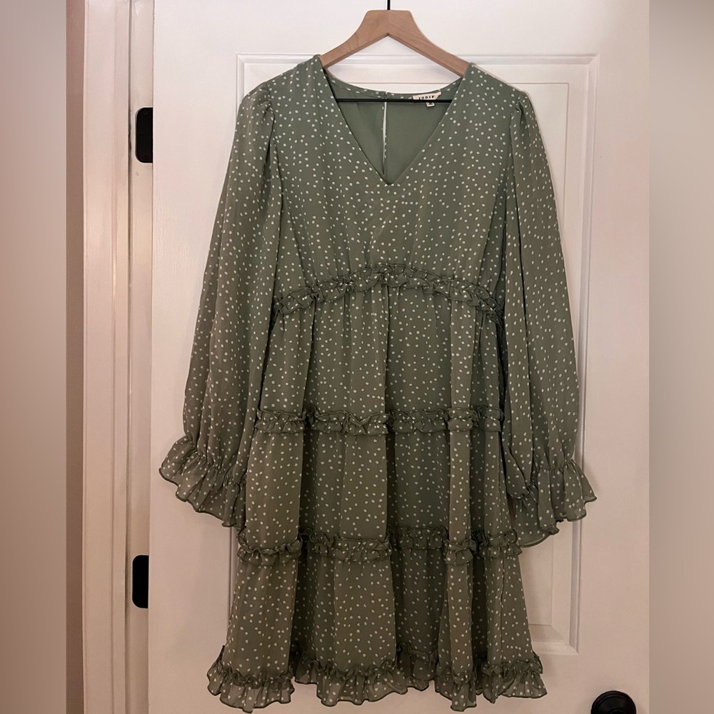 Pink Blush Maternity Long Sleeve Dress